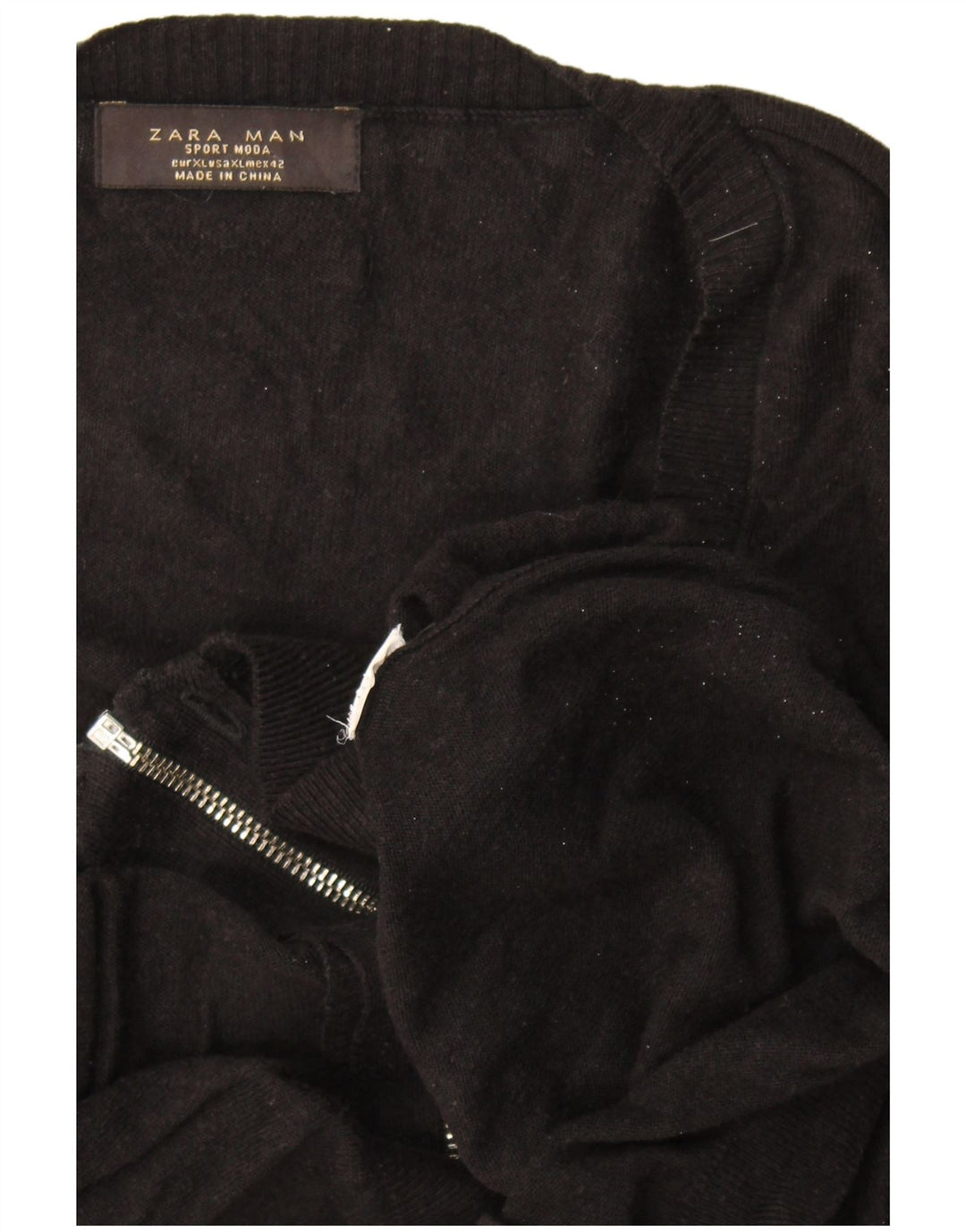 Zara Herren Strickjacke XL Schwarz