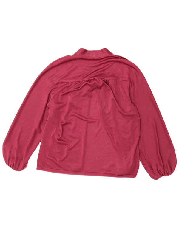 Armando Calo Damen Cardigan Top EU 42 Large Burgund