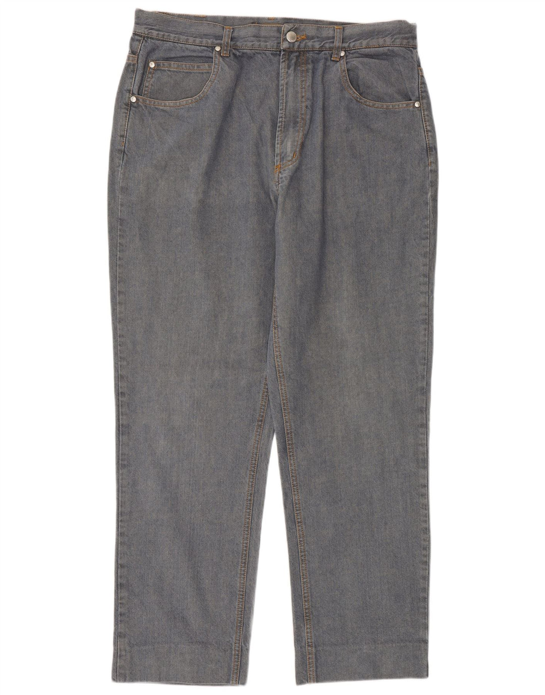 VALENTINO Herren Straight Jeans W38 L29 Blau