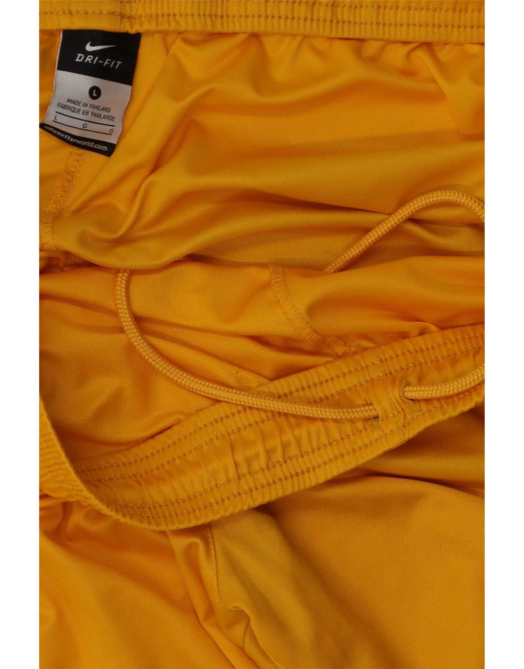 Nike Herren Dri Fit Sportshorts, groß, gelbes Polyester