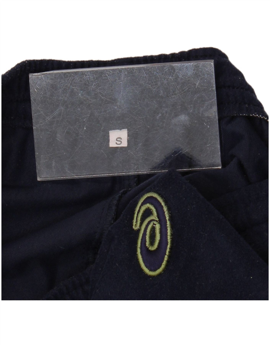 ASICS Herren-Trainingshose aus Velours, Größe S, Marineblau