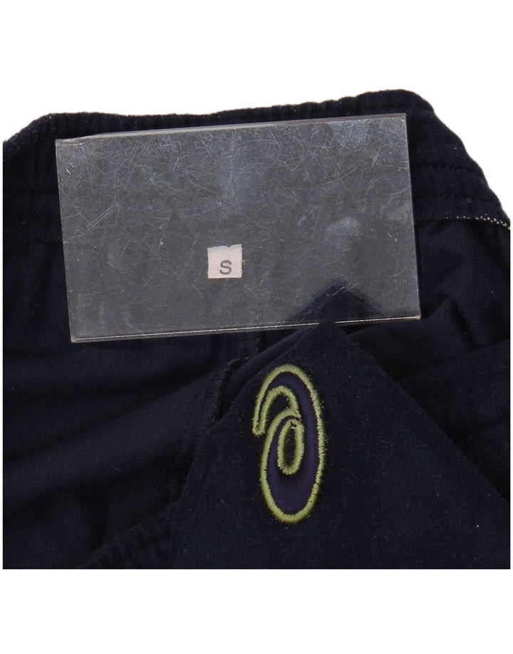 ASICS Herren-Trainingshose aus Velours, Größe S, Marineblau