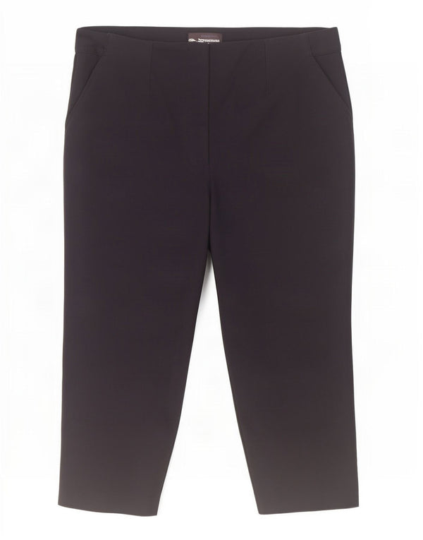 Marks & Spencer Capri-Hose für Damen mit hoher Taille, UK 18, XL W36 L22, Marineblau