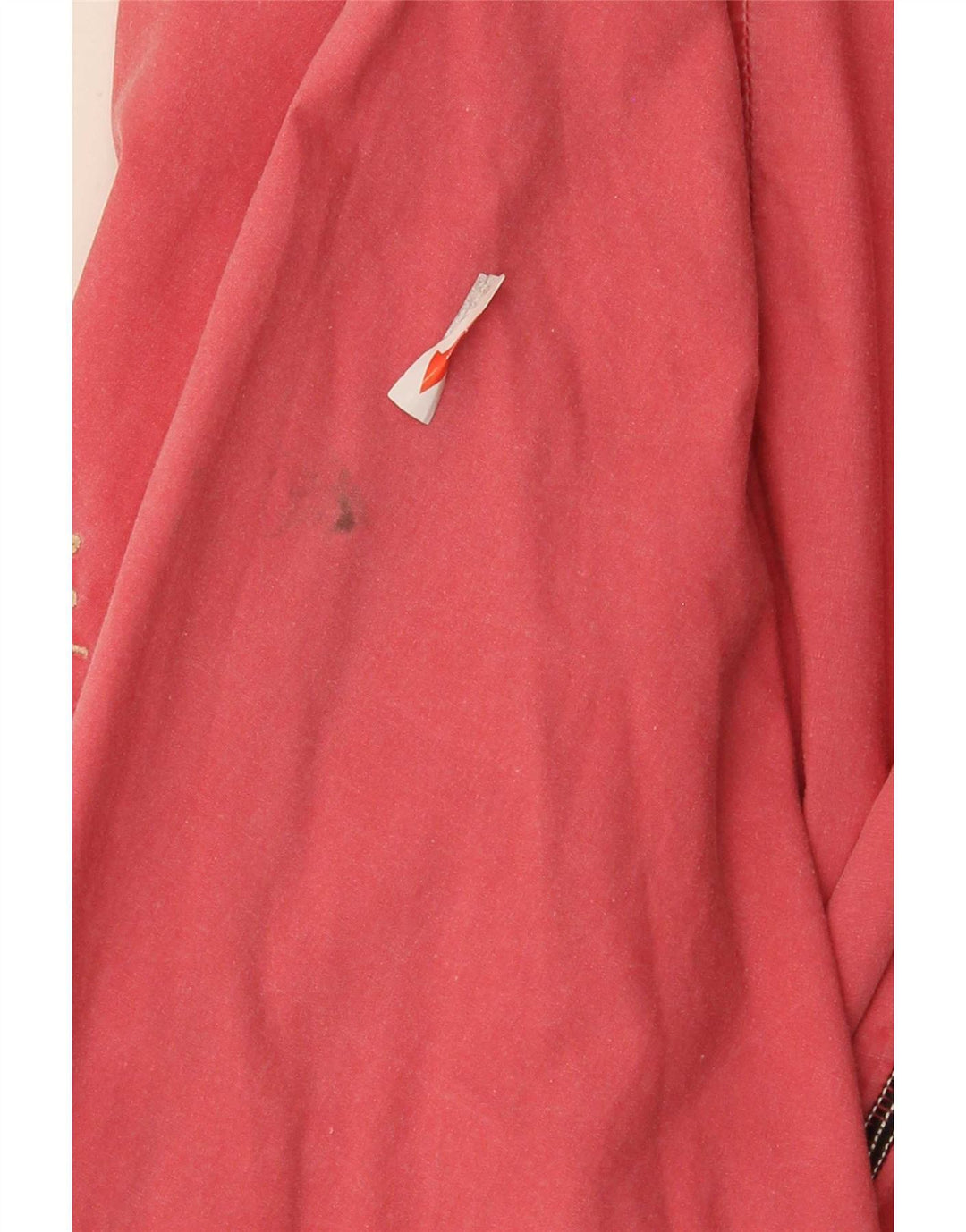 Vintage Damen Übergroße Bomberjacke IT 44 Mittelrosa Baumwolle