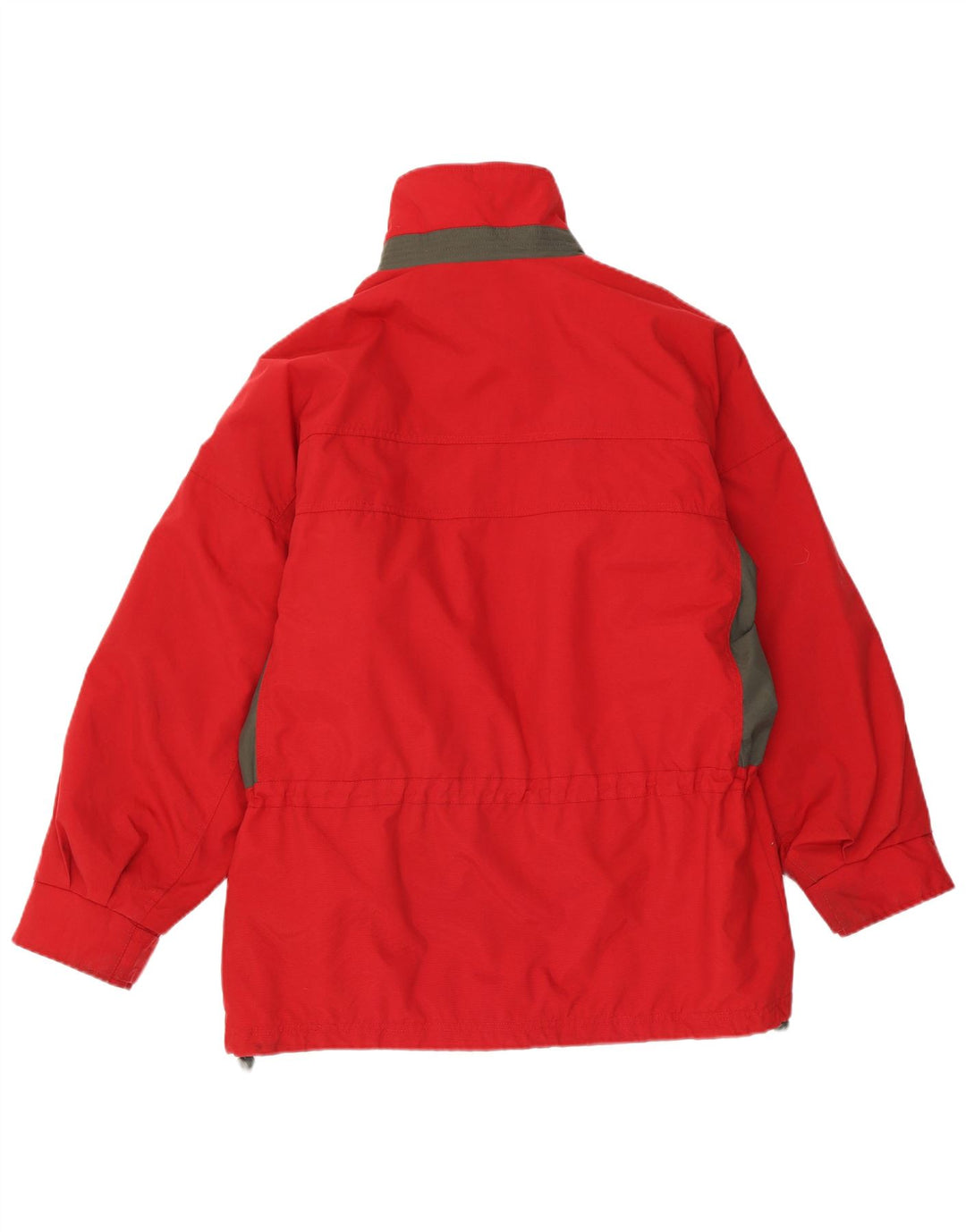 Columbia Herren-Skijacke mit lockerer Passform, UK 38, mittelrotes Colourblock-Nylon
