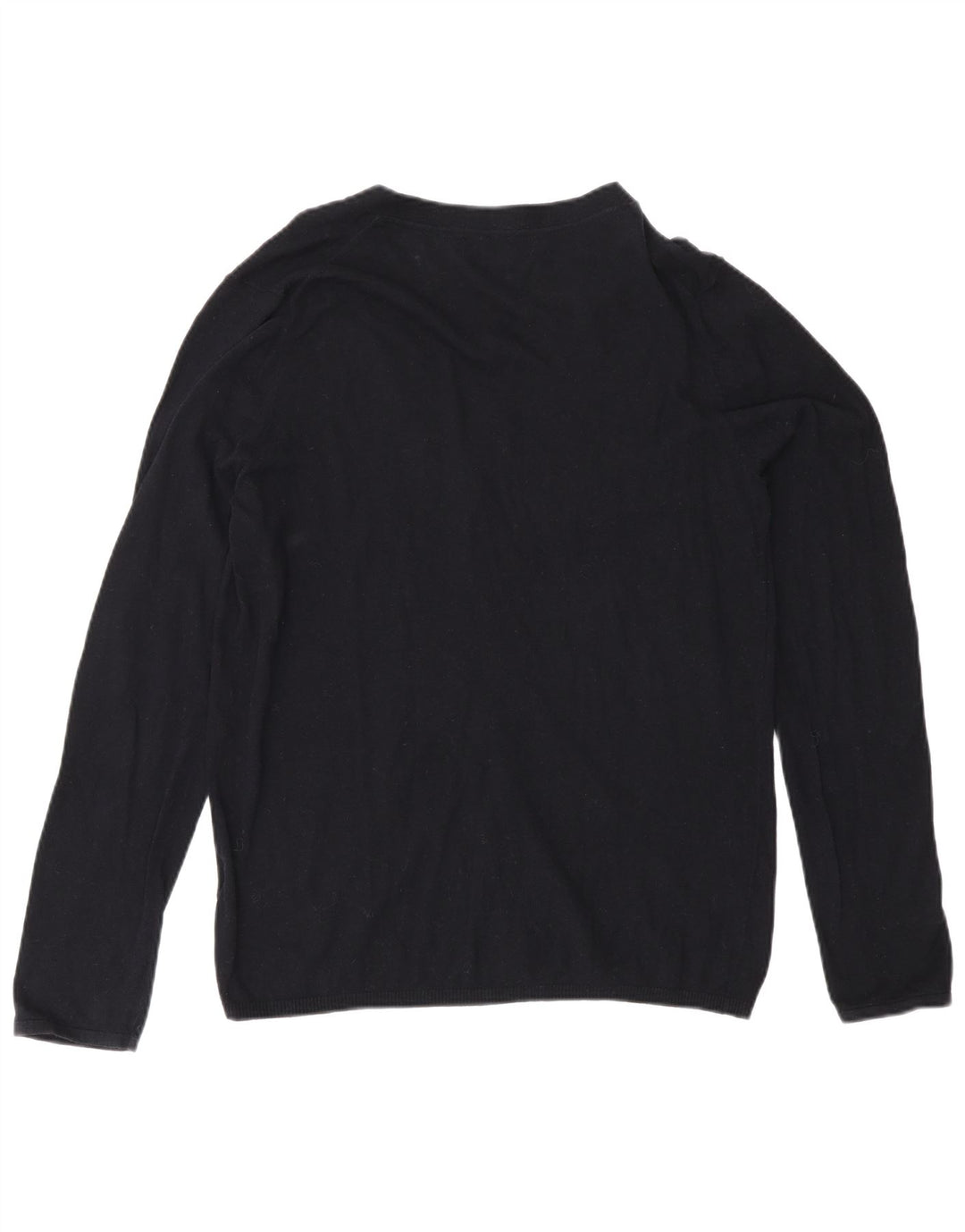 Reiss Herren-Cardigan, Größe S, schwarze Baumwolle
