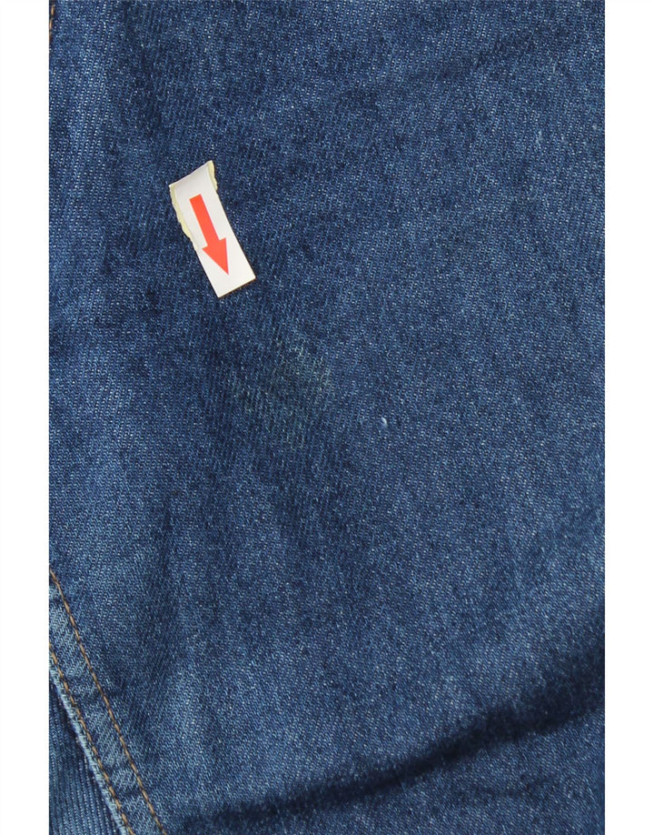 Zara Damen High Waist Tapered Jeans Medium W30 L27 Blau