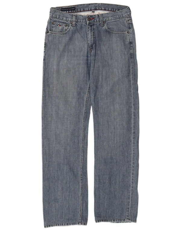 TOMMY HILFIGER Mens Straight Jeans W32 L34 Blue Cotton