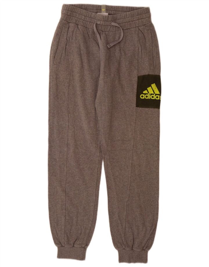Adidas Herren Trainingshose Jogger UK 36/38 Small Grau Baumwolle