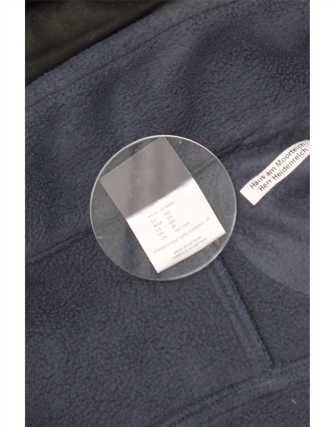 Jack Wolfskin Herren-Windbreakerjacke mit Kapuze, UK 48 2XL, Marineblau, Polyester