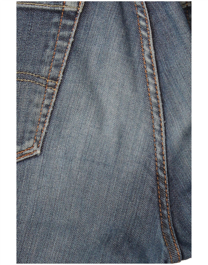Levi's Herren 504 Straight Jeans W32 L34 Marineblaue Baumwolle