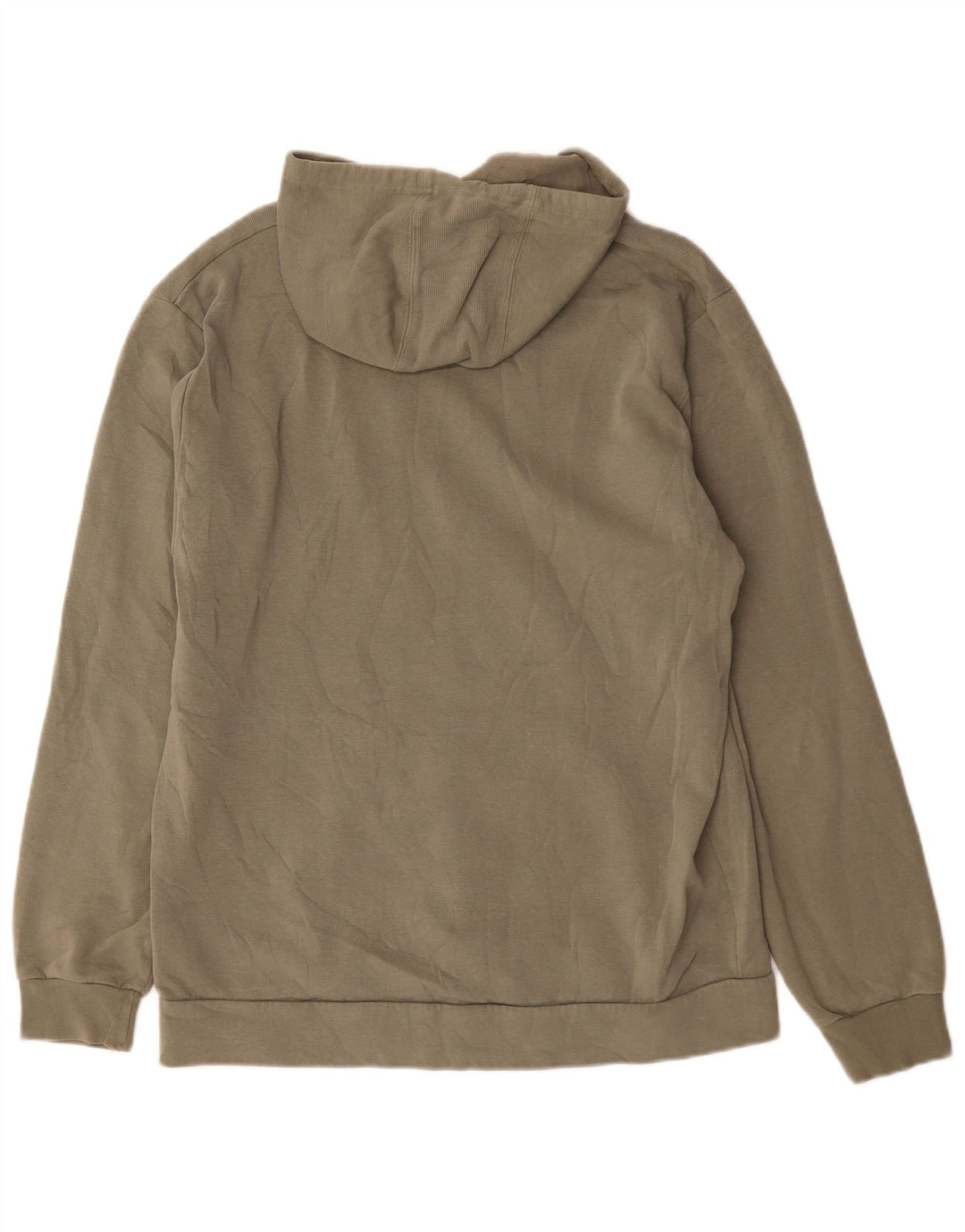 Adidas Herren Grafik-Hoodie-Pullover aus mittlerer Khaki-Baumwolle