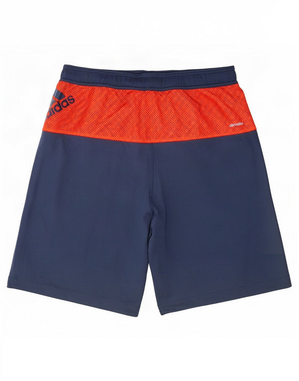 Adidas Herren Sportshorts Medium Marineblau Colourblock Polyester