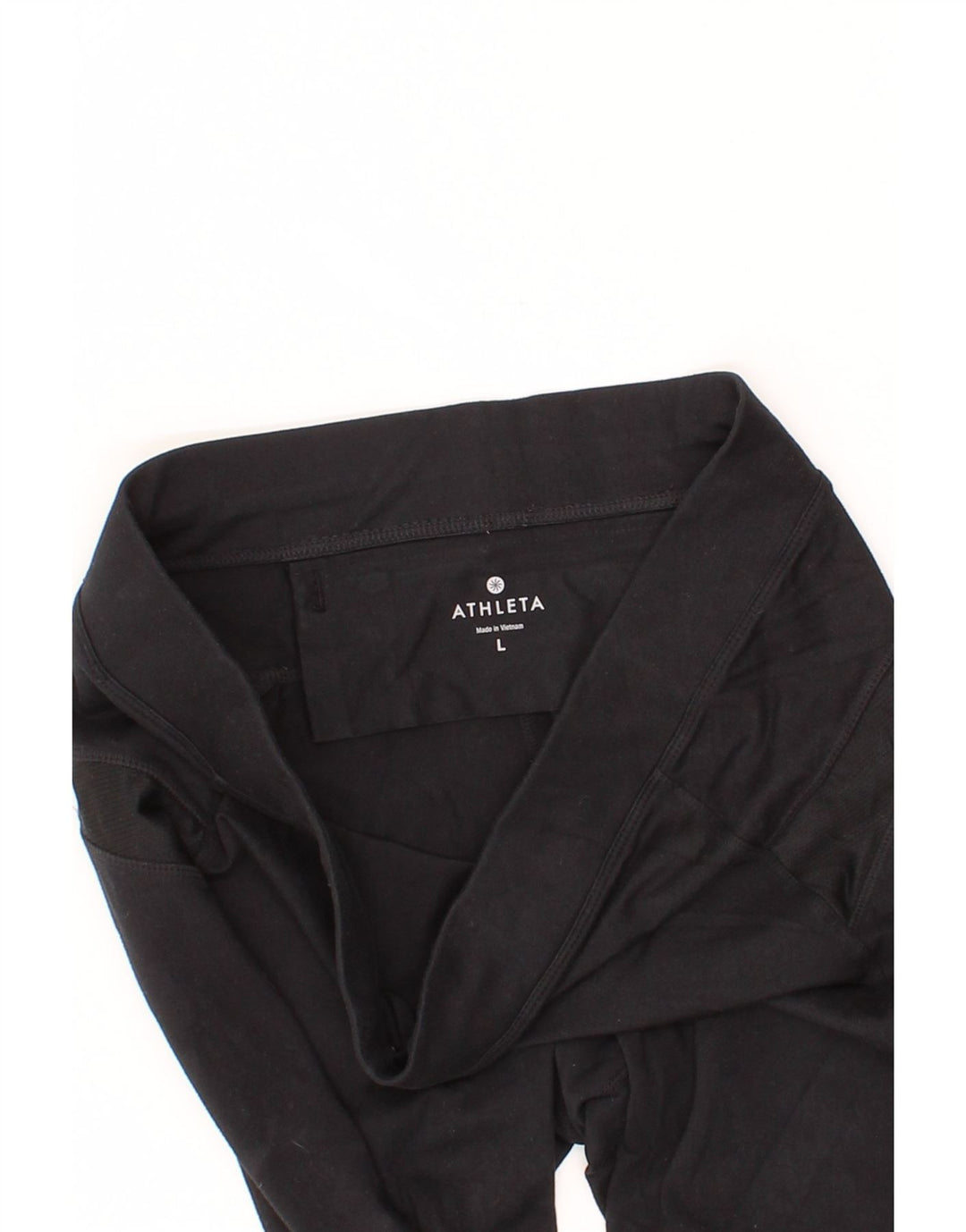 ATHLETA Womens Capri Leggings UK 14 Large  Black Polyester Vintage Athleta and Second-Hand Athleta from Messina Hembry 