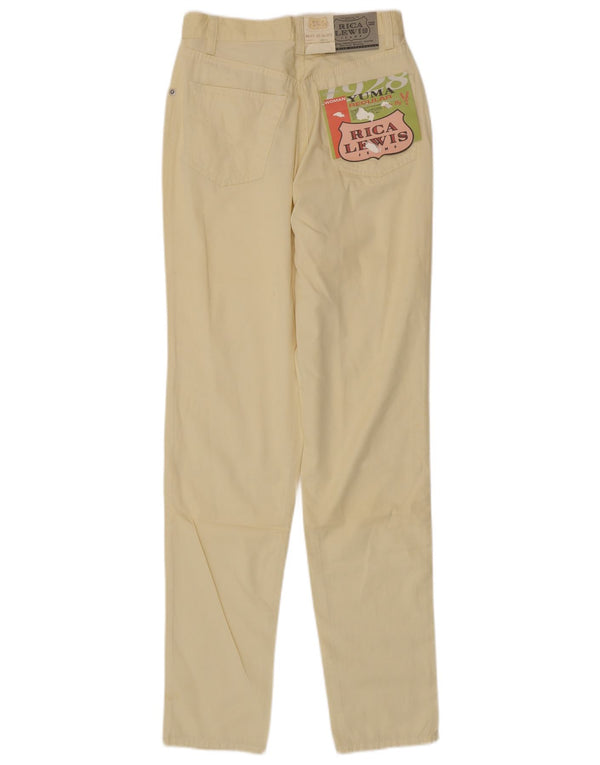 Rica Lewis Damen Graphic Tapered Jeans IT 42 Medium W26 L33 Gelb