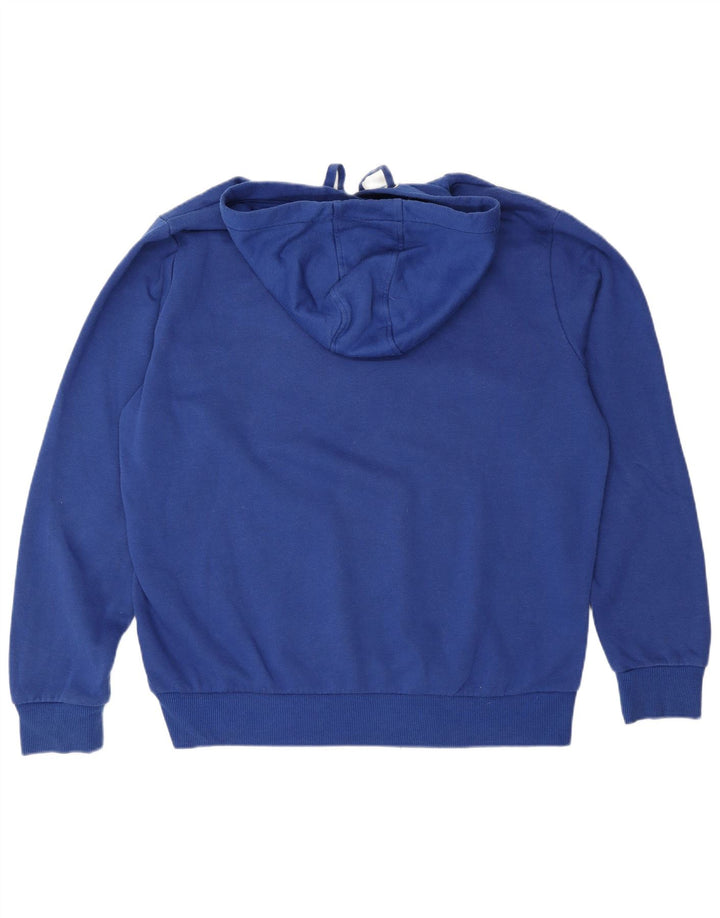 Kappa Herren Graphic Hoodie Pullover Large Blau