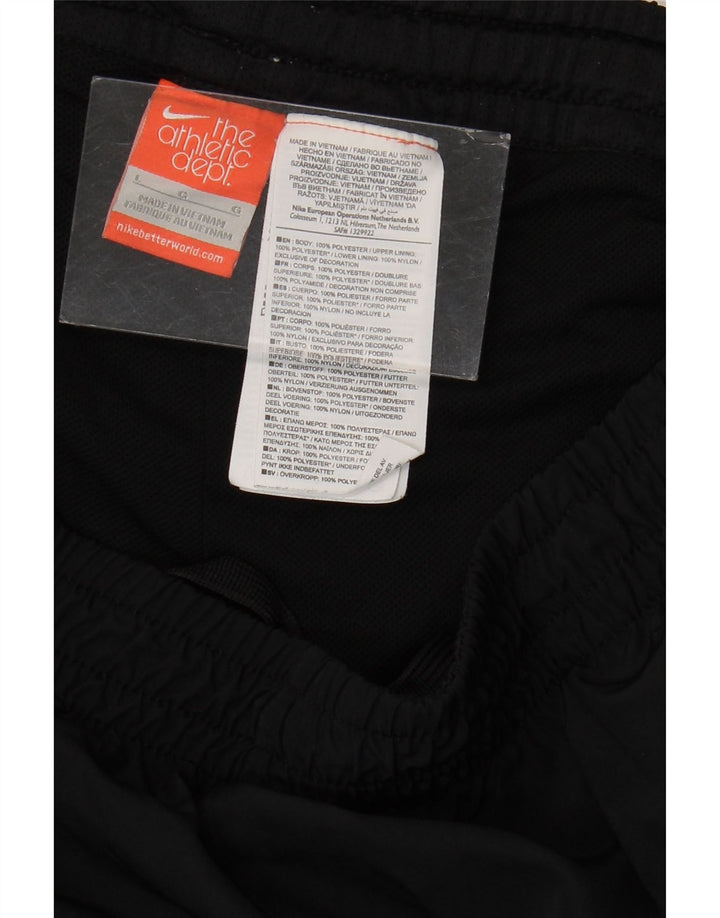 Nike Herren-Trainingshose, Jogginghose, Größe L, Schwarz, Polyester