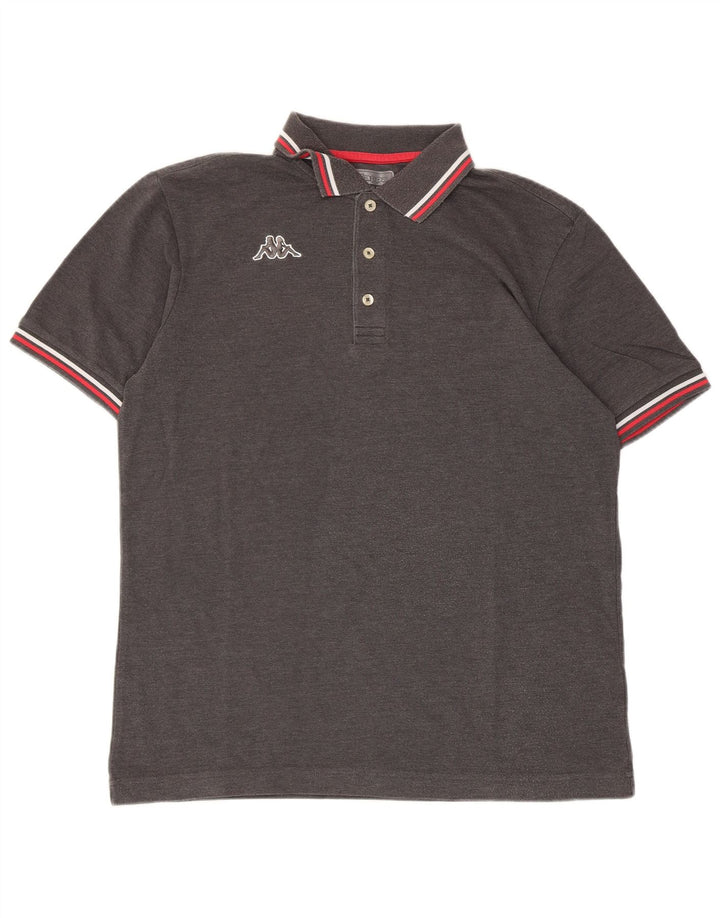 KAPPA Herren Poloshirt Large Grau