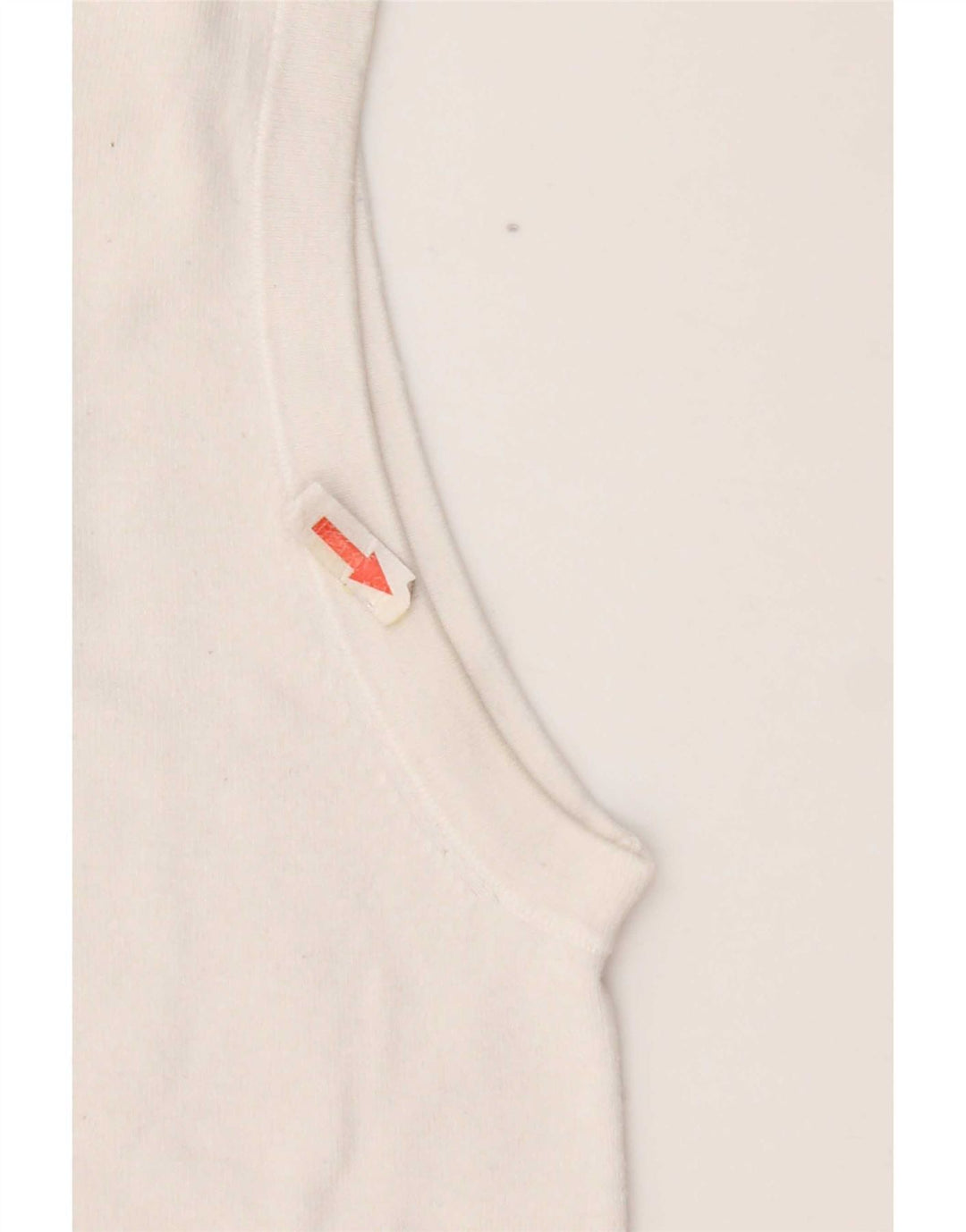 Zara Damen Weste Top UK 12 Medium Weiß