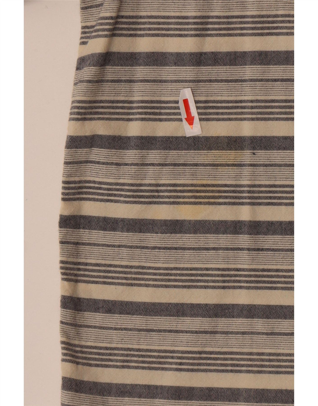 White Stuff Herren Slim Fit Hemd 2XL Beige gestreift aus Baumwolle