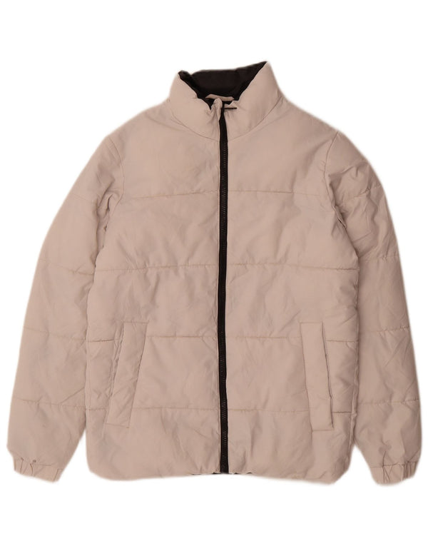 Jack & Jones Wattierte Jacke für Jungen, 11–12 Jahre, Beige, Polyester