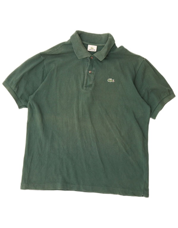 Lacoste Herren Poloshirt Größe 6 XL Grüne Baumwolle