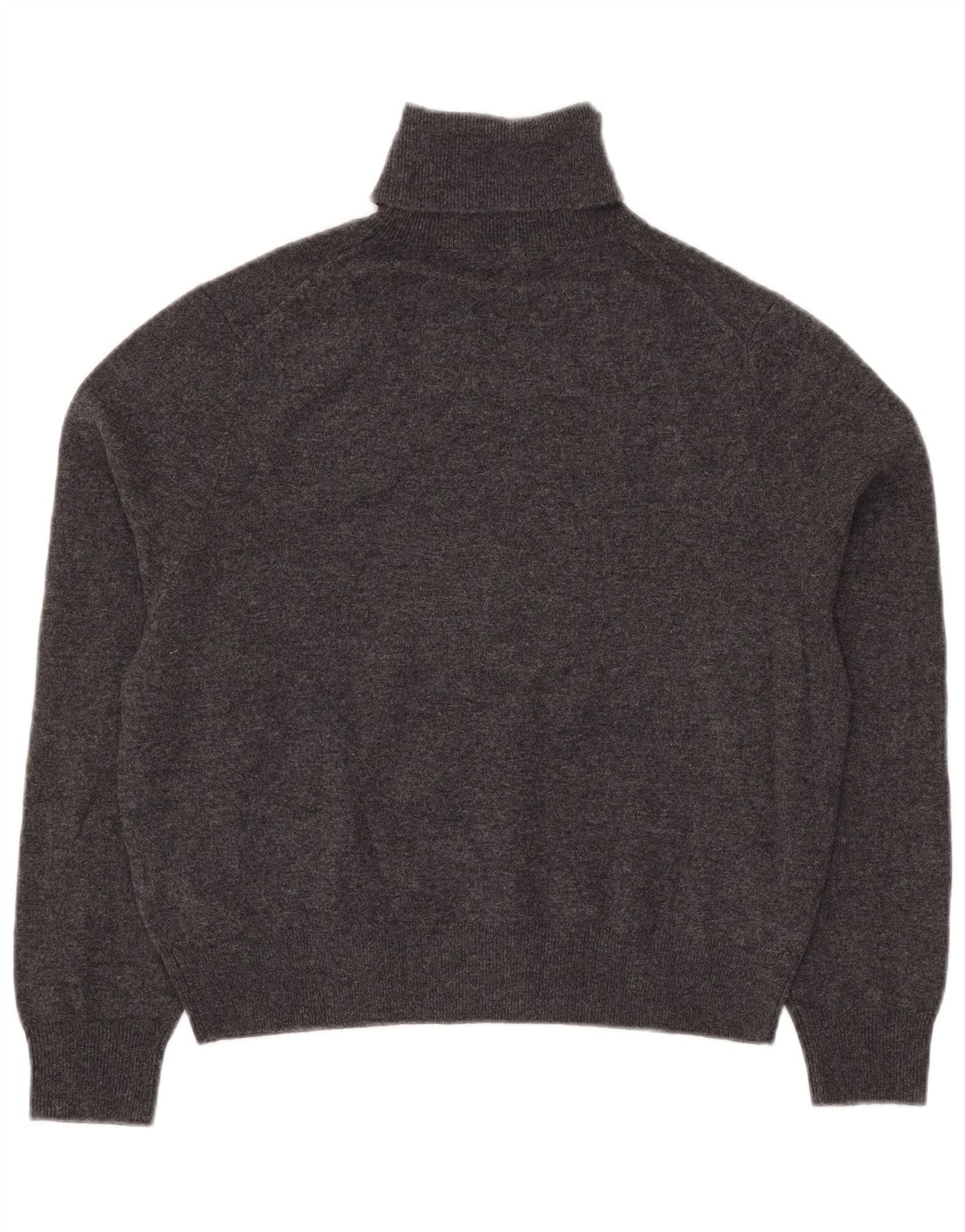 Massimo Dutti Damen Crop Rollkragenpullover Pullover UK 10 Small Grau