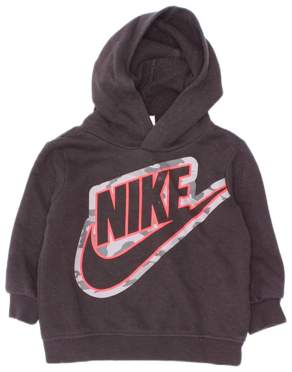 Nike Baby-Jungen-Kapuzenpullover mit Grafik, 9–12 Monate, schwarze Baumwolle
