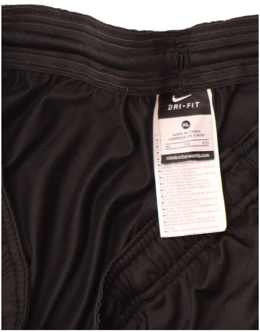 Nike Herren Dri Fit Trainingshose XL Schwarz Polyester