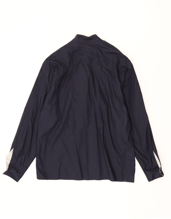 Laurel Damen-Pulloverhemd mit lockerer Passform, EU 34, XS, marineblaue Baumwolle