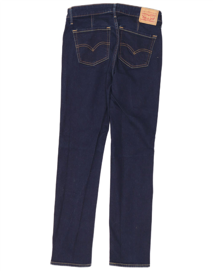 Levi's Damen 712 Slim Jeans W26 L28 Marineblaue Baumwolle