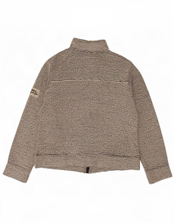 Weird Fish Damen-Trainingsanzug-Top-Jacke, UK 16, Größe L, Grau, Baumwolle