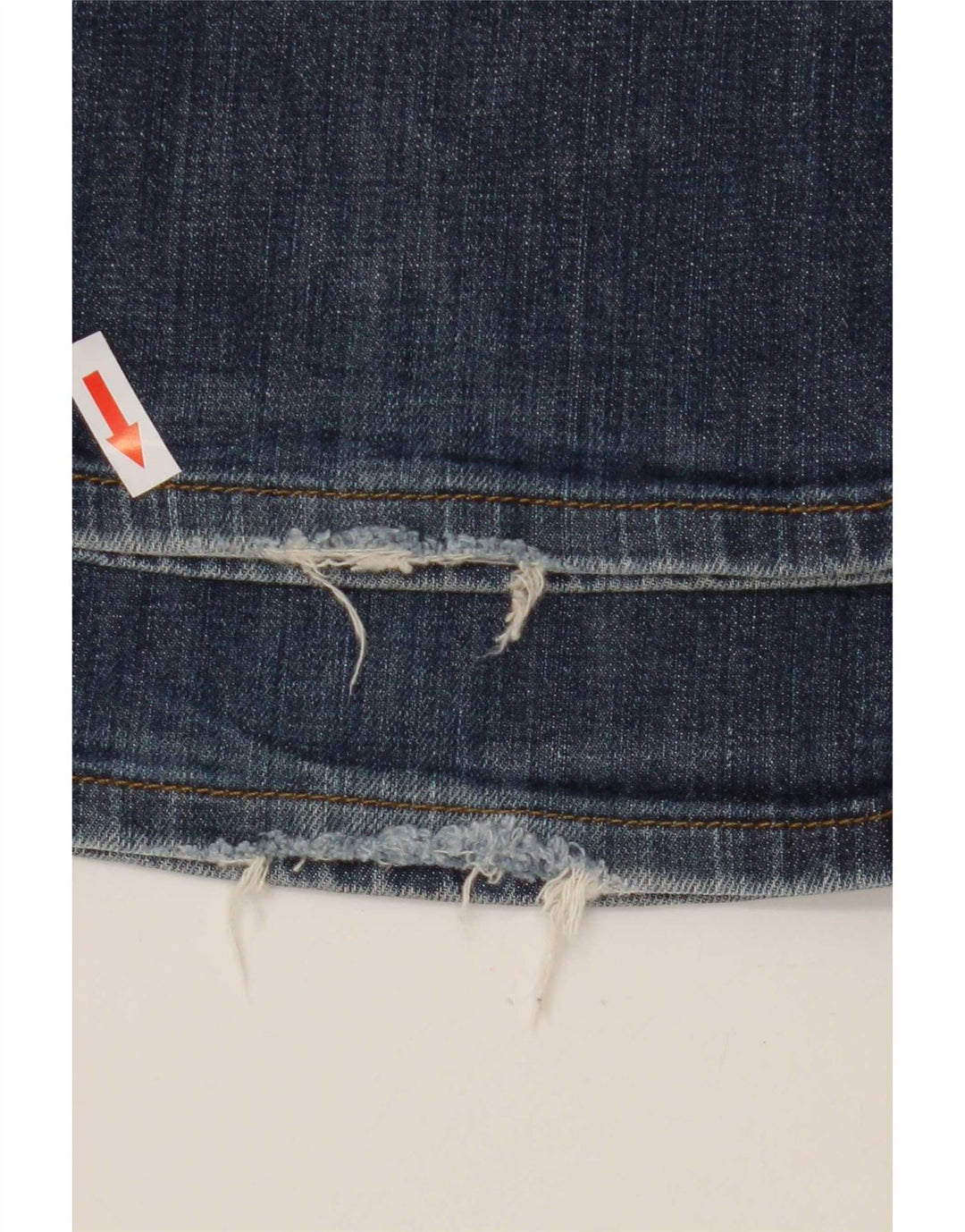 Levi's Damen 627 Straight Jeans W28 L30 Blaue Baumwolle
