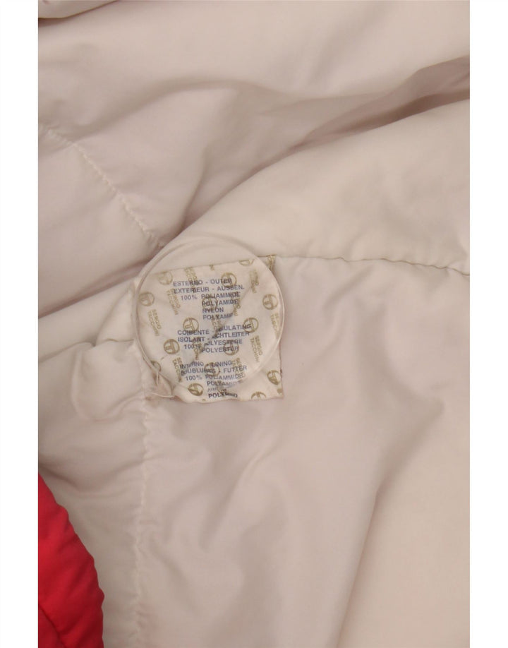 Sergio Tacchini Herren Skijacke UK 44 2XL Rot Colourblock Polyamid