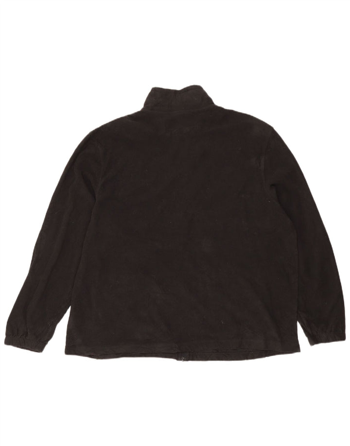 Starter Herren Fleecejacke UK 42 XL Schwarz Polyester