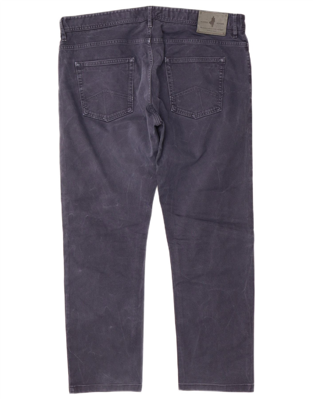 Marlboro Classics Herren Regular Tapered Jeans W38 L30 Marineblaue Baumwolle