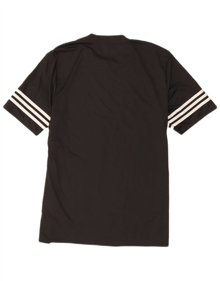 Adidas Herren Climalite T-Shirt Top Large Schwarz Polyester