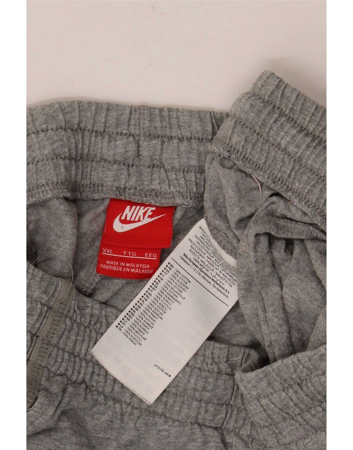 Nike Herren-Sportshorts 2XL aus grauer Baumwolle