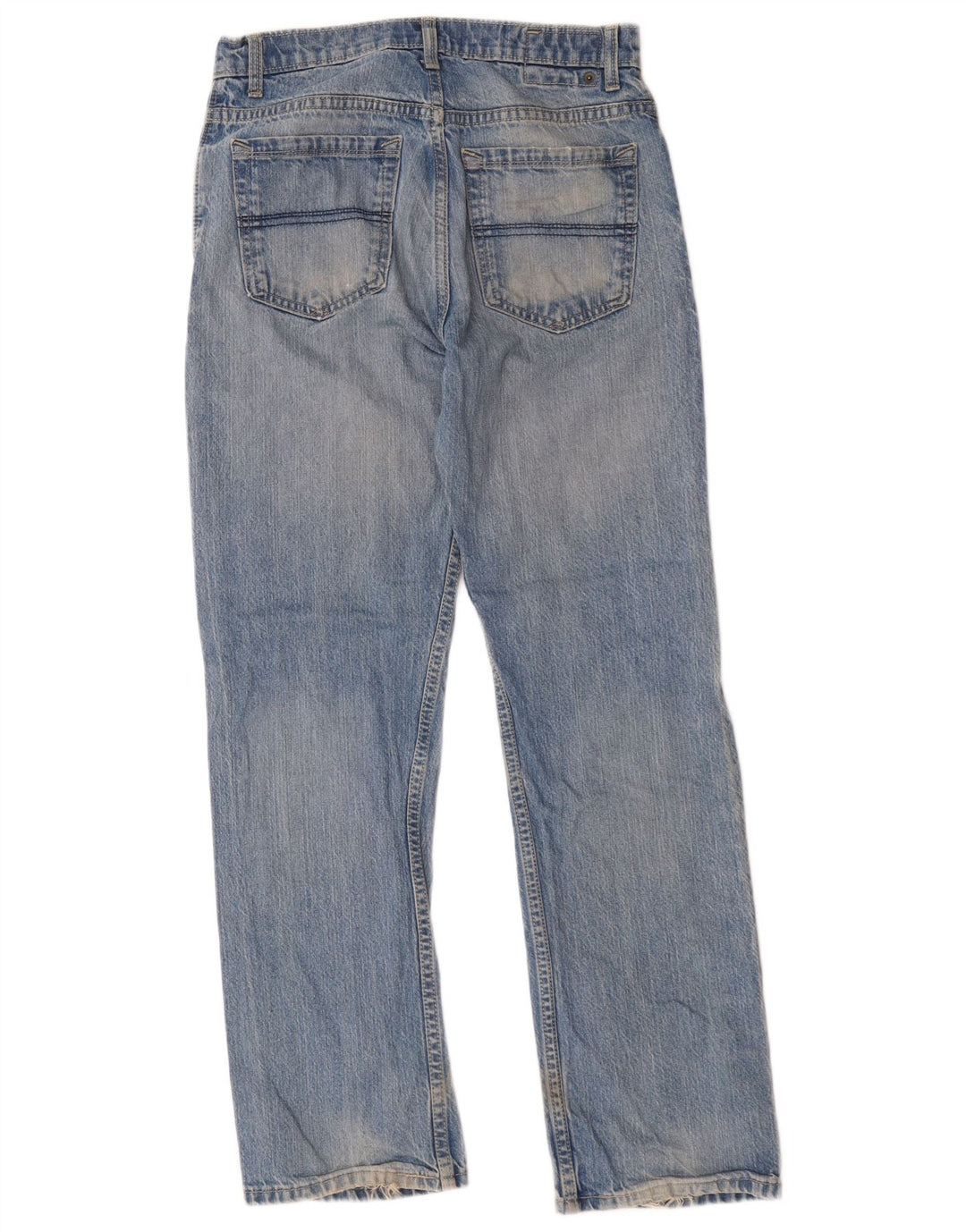Marks & Spencer Herren Regular Straight Jeans W30 L31 Blaue Baumwolle