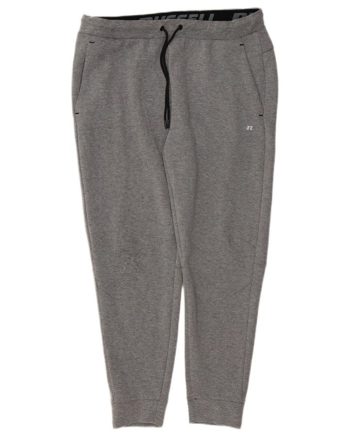 RUSSELL ATHLETIC Herren-Trainingshose, Jogginghose, Größe L, Grau, Polyester