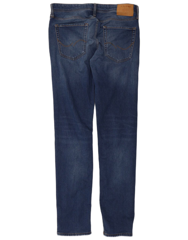 Jack & Jones Damen GLENN Slim Jeans W34 L34 Blaue Baumwolle