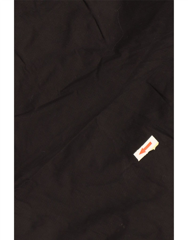 Superdry Damen-Windbreakerjacke mit Kapuze, UK 10, Größe S, schwarzes Nylon