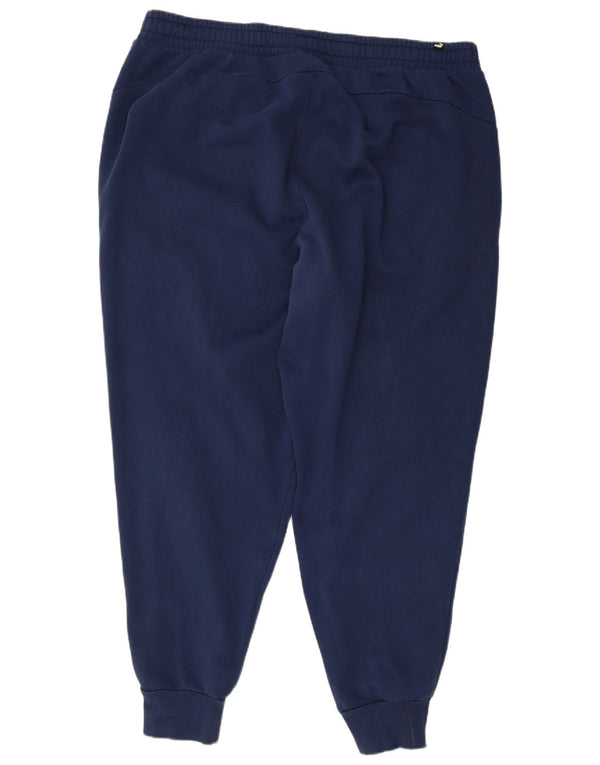 Puma Herren Trainingshose Jogger 3XL Marineblau Baumwolle