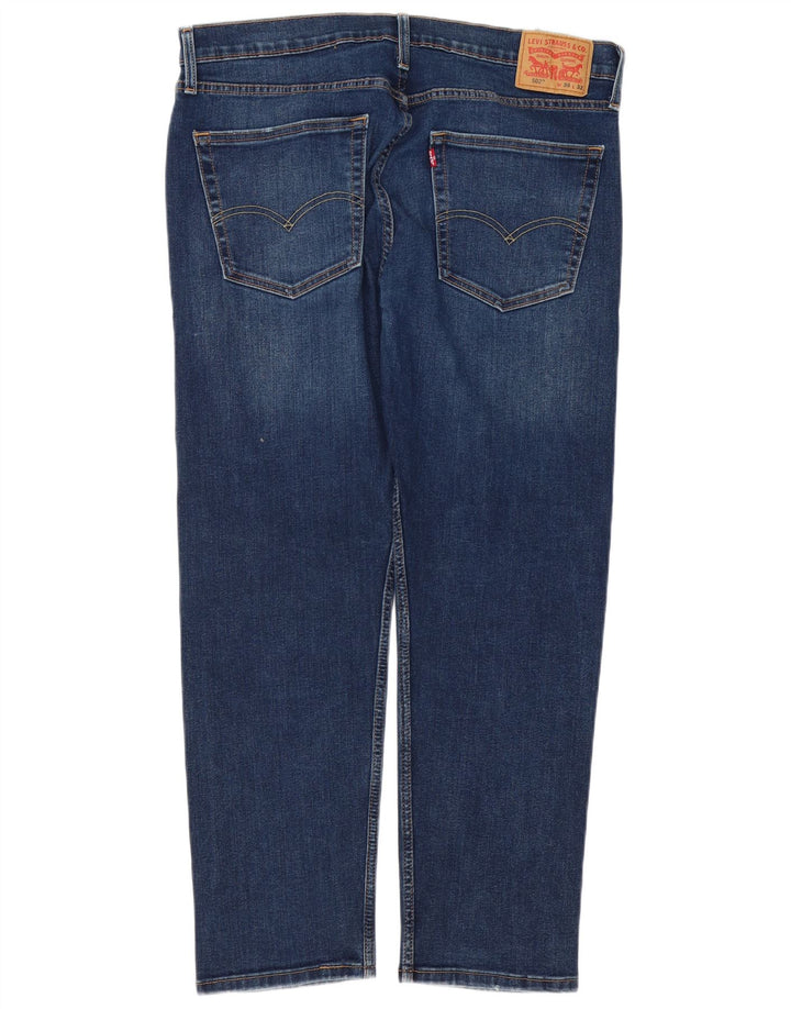 Levi's Herren 502 Regular Tapered Jeans 36 L30 Blaue Baumwolle