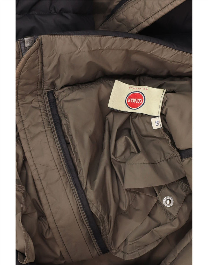 Colmar Herren Wattierte Jacke IT 50 Mittelschwarzes Polyester