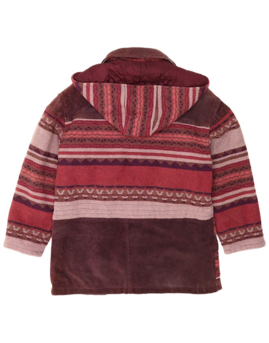 Henri Rossi Damen Windjacke EU 42 Großes mehrfarbiges Leder