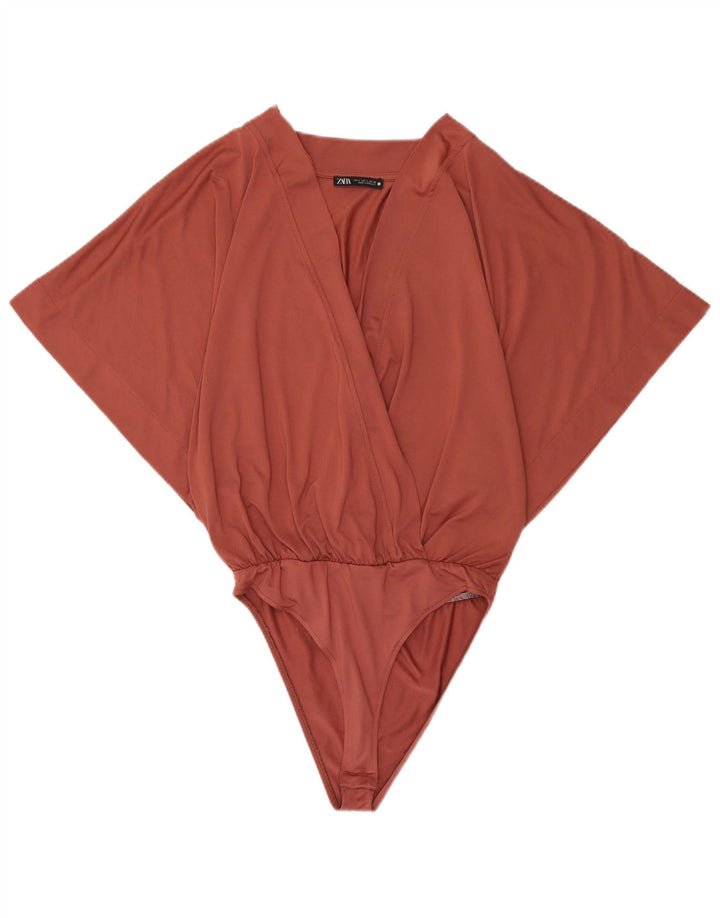 Zara Damen-Body UK 10 Small Braun