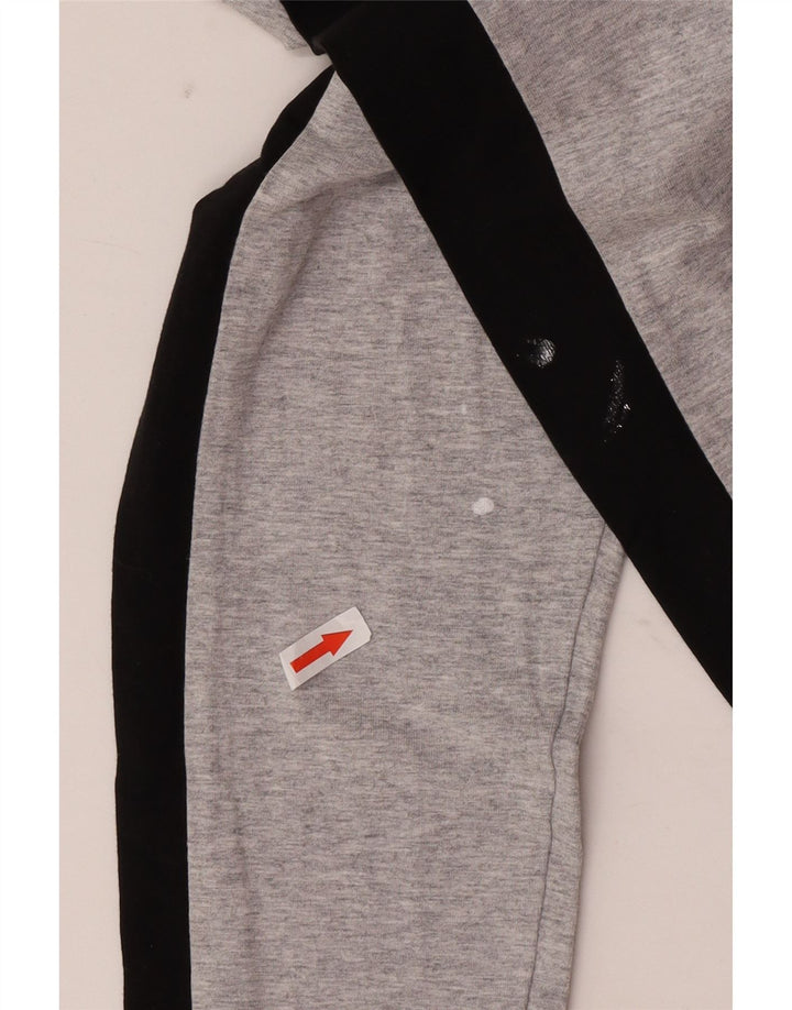 Puma Damen Leggings UK 14 Mittelgrau Farbblock