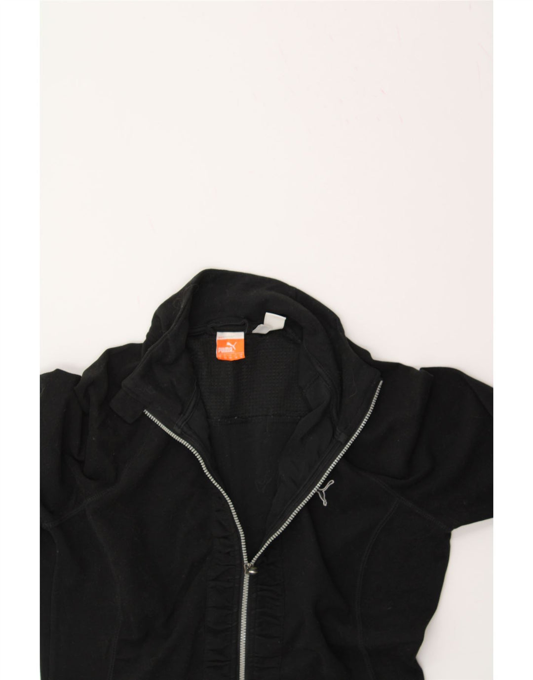 PUMA Damen-Trainingsanzug, Top-Jacke, UK 10, Größe S, Schwarz, Polyester