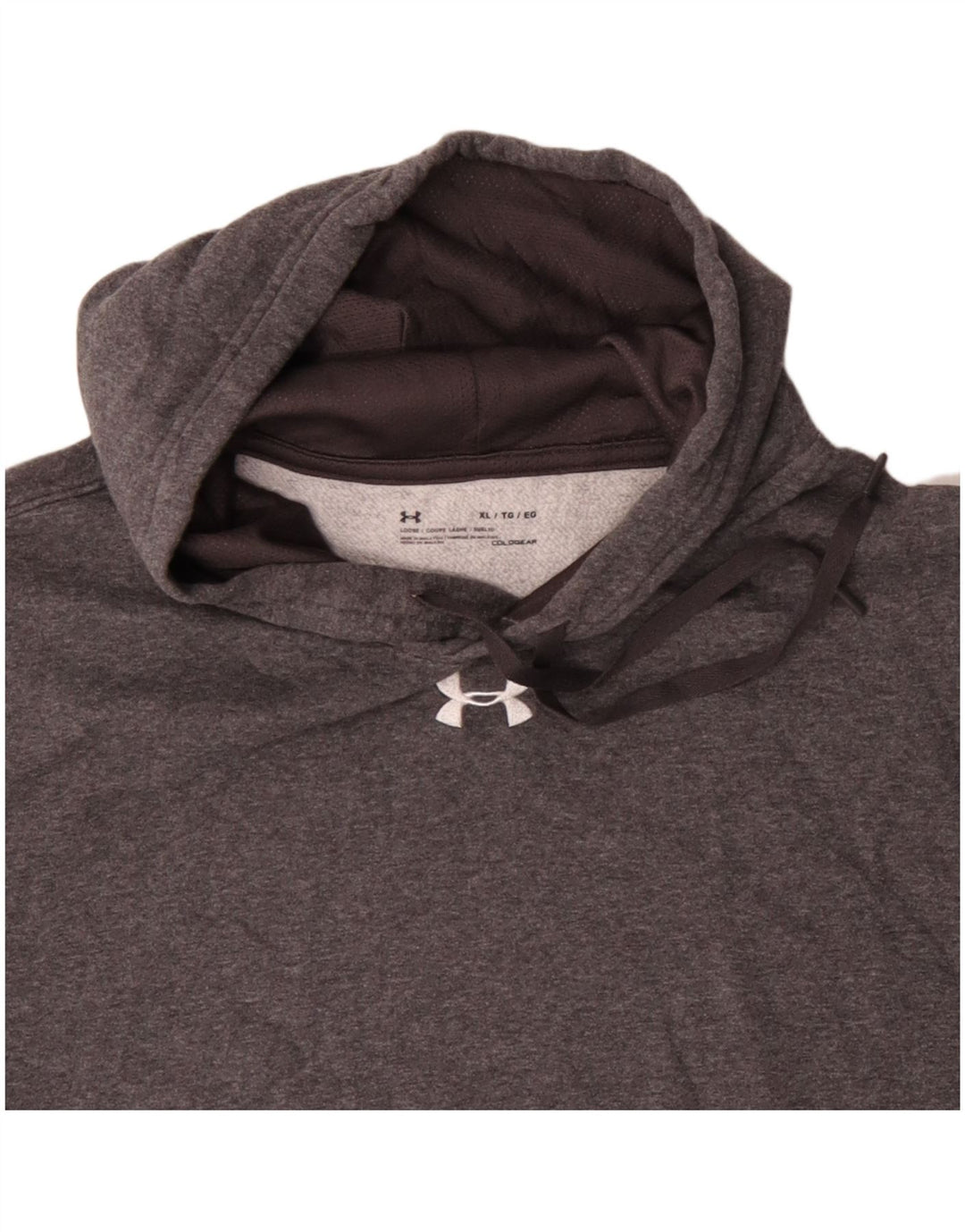UNDER ARMOUR Herren Kapuzenpullover XL Grau Polyester